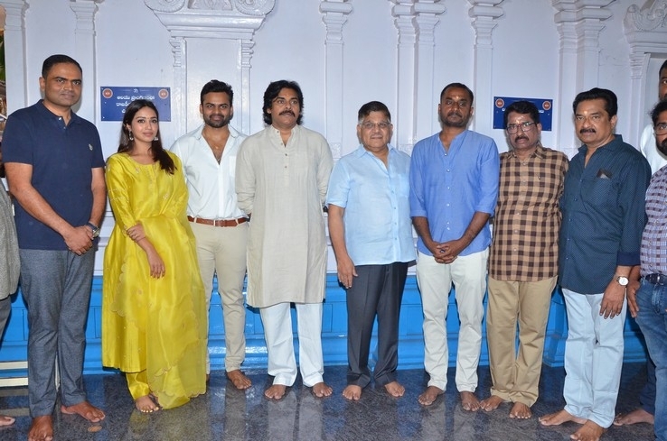 Sai Tej New Movie Launch Photos - 3 / 9 photos