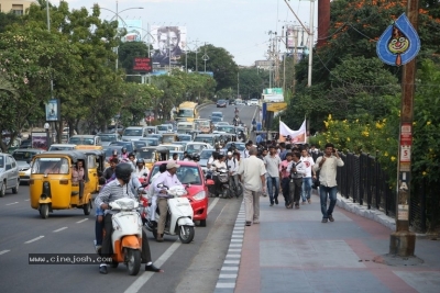 Adhugo Movie Team Padayatra With Piglet - 8 of 21