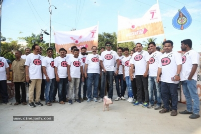 Adhugo Movie Team Padayatra With Piglet - 9 of 21