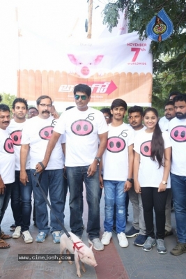 Adhugo Movie Team Padayatra With Piglet - 17 of 21