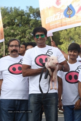 Adhugo Movie Team Padayatra With Piglet - 20 of 21