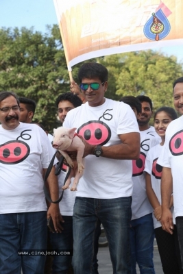 Adhugo Movie Team Padayatra With Piglet - 21 of 21