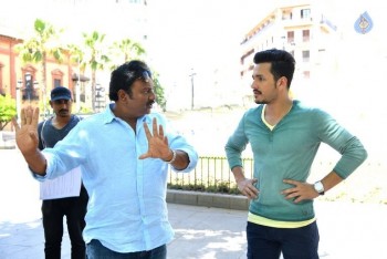 Akhil Movie Vinayak Working Photos - 14 of 15