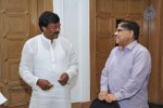 Allu Aravind Introduces Ramcharan and Upasna to TFI - 5 of 9