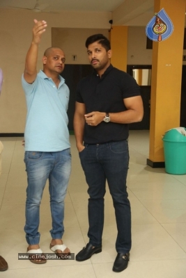 Army People Watching Naa Peru Surya Movie - 49 of 55