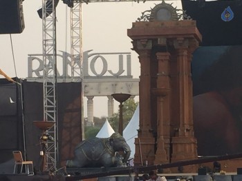 Baahubali 2 Pre Release Event Arrangements Photos - 9 of 20