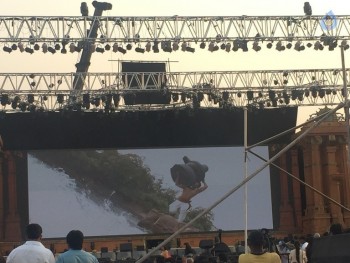 Baahubali 2 Pre Release Event Arrangements Pics - 22 of 38