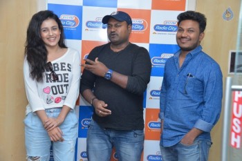 Babu Baga Busy Movie Team at Radio City - 2 of 6