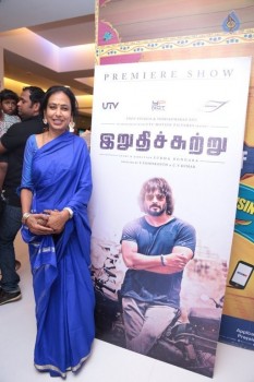 Celebrities at Irudhi Suttru Premiere Show - 10 of 42