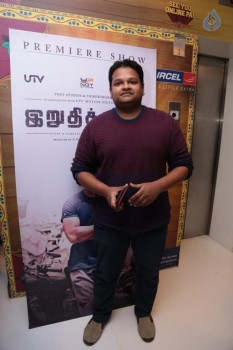 Celebrities at Irudhi Suttru Premiere Show - 42 of 42