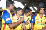 Chennai Rhinos Team at Chennai Airport Stills - 1 of 38