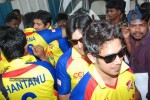 Chennai Rhinos Team at Chennai Airport Stills - 17 of 38