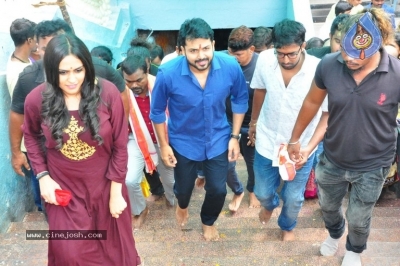 Chinababu Movie Team At Vijayawada Kanakadurga Temple - 5 of 15