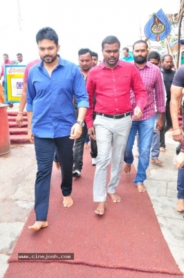 Chinababu Movie Team At Vijayawada Kanakadurga Temple - 14 of 15