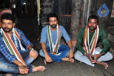 Chinna Babu Movie Team At Simhachalam Temple - 18 of 26