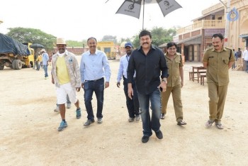 Chiranjeevi at Sardaar Gabbar Singh Sets - 1 of 9