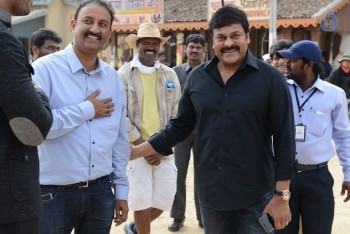 Chiranjeevi at Sardaar Gabbar Singh Sets - 2 of 9