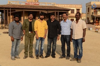 Chiranjeevi at Sardaar Gabbar Singh Sets - 5 of 9