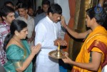 Chiru Visits Film Nagar Temple - 107 of 140