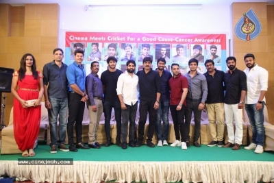 Cinema meets Cricket For A Good Cause Cancer Awareness Press Meet - 36 of 29