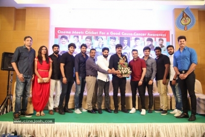 Cinema meets Cricket For A Good Cause Cancer Awareness Press Meet - 23 of 29