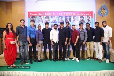 Cinema meets Cricket For A Good Cause Cancer Awareness Press Meet - 25 of 29