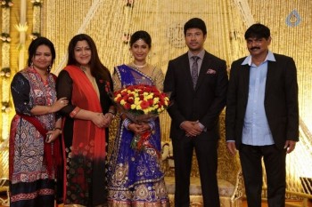 Feroz and Vijayalakshmi Wedding Reception - 40 of 98