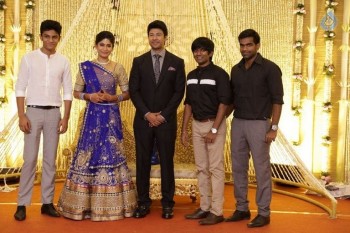 Feroz and Vijayalakshmi Wedding Reception - 42 of 98