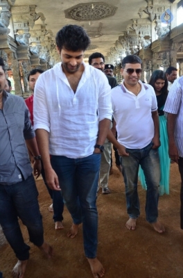 Fidaa Team Visits Dwaraka Tirumala Temple - 60 of 62