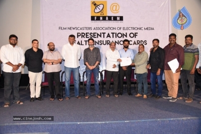 Film Newscasters Association of Electronic Media Health Card Distribution - 2 of 21