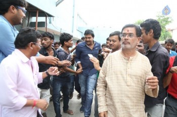 Jakkanna Team Visits Hyderabad Theaters - 40 of 63