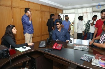 Jakkanna Team Visits Hyderabad Theaters - 56 of 63