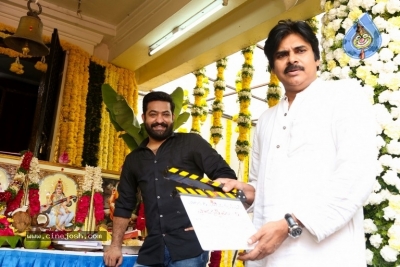 Jr NTR and Trivikram Srinivas Movie Opening Photos - 2 of 46