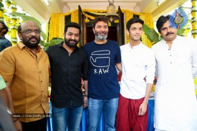 Jr NTR and Trivikram Srinivas Movie Opening Photos - 27 of 46