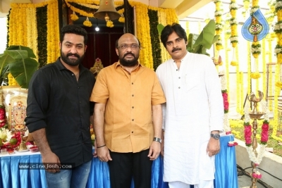 Jr NTR and Trivikram Srinivas Movie Opening Photos - 33 of 46