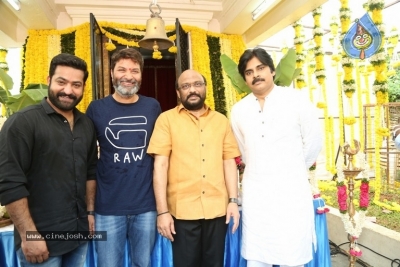 Jr NTR and Trivikram Srinivas Movie Opening Photos - 36 of 46