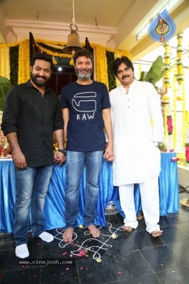 Jr NTR and Trivikram Srinivas Movie Opening Photos - 25 of 46