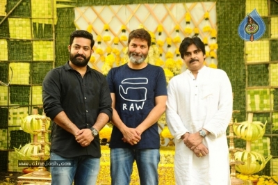 Jr NTR and Trivikram Srinivas Movie Opening Photos - 32 of 46