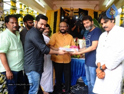 Jr NTR and Trivikram Srinivas Movie Opening Photos - 35 of 46