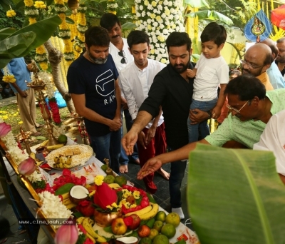 Jr NTR and Trivikram Srinivas Movie Opening Photos - 37 of 46