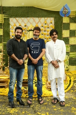 Jr NTR and Trivikram Srinivas Movie Opening Photos - 38 of 46