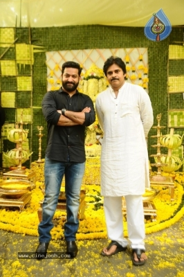 Jr NTR and Trivikram Srinivas Movie Opening Photos - 43 of 46