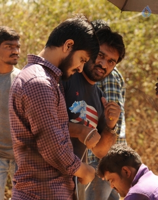 Keshava Movie Working Stills and Poster - 2 of 8