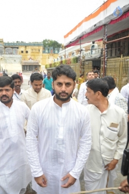 Lie Movie Team Visits Tirumala - 4 of 14