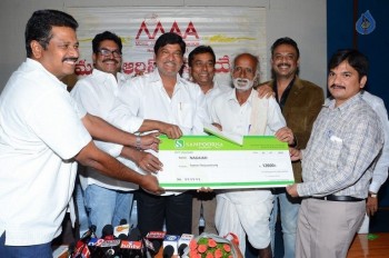 MAA Donate Cheque to Vedam Nagaiah - 23 of 27