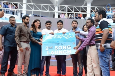 Mahanubhavudu Movie 2nd Song Launch at Vignan College - 8 of 21