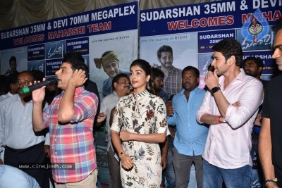 Maharshi Movie Team Visit Sudarshan 35mm - 45 of 56