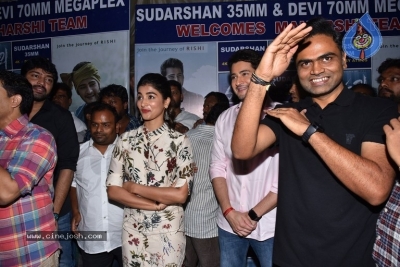 Maharshi Movie Team Visit Sudarshan 35mm - 24 of 56