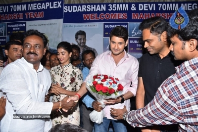 Maharshi Movie Team Visit Sudarshan 35mm - 25 of 56