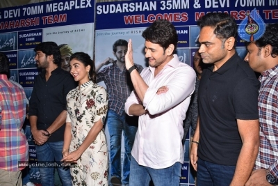 Maharshi Movie Team Visit Sudarshan 35mm - 39 of 56